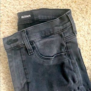 Hudson mid rise super skinny jeans